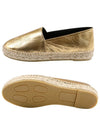 Embossed Metallic Espadrilles Gold - KENZO - BALAAN 6