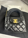 Mini nano Kelly bag cross gold AP3435 - CHANEL - BALAAN 8