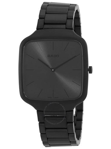 Rado True Square Quartz Black Dial Unisex Watch R27062152 - RADO - BALAAN 1