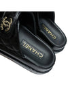 CC Logo Velcro Sandals Black - CHANEL - BALAAN 7