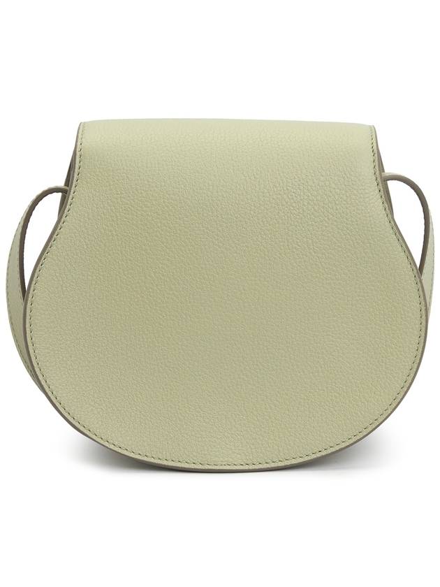 Marcie Saddle Small Grained Leather Cross Bag Faded Green - CHLOE - BALAAN 5