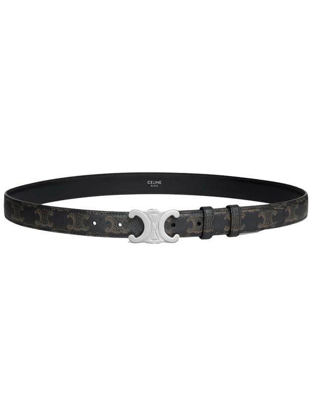 Triomphe Canvas Belt Black - CELINE - BALAAN 2