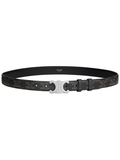 Triomphe Canvas Belt Black - CELINE - BALAAN 2