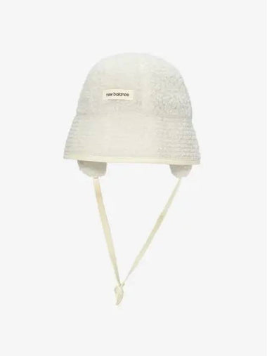 NBGDEFW902 Bubbly eared bucket hat CREAM - NEW BALANCE - BALAAN 1