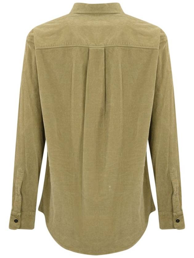 Corduroy Long Sleeve Shirt Beige - DSQUARED2 - BALAAN 3