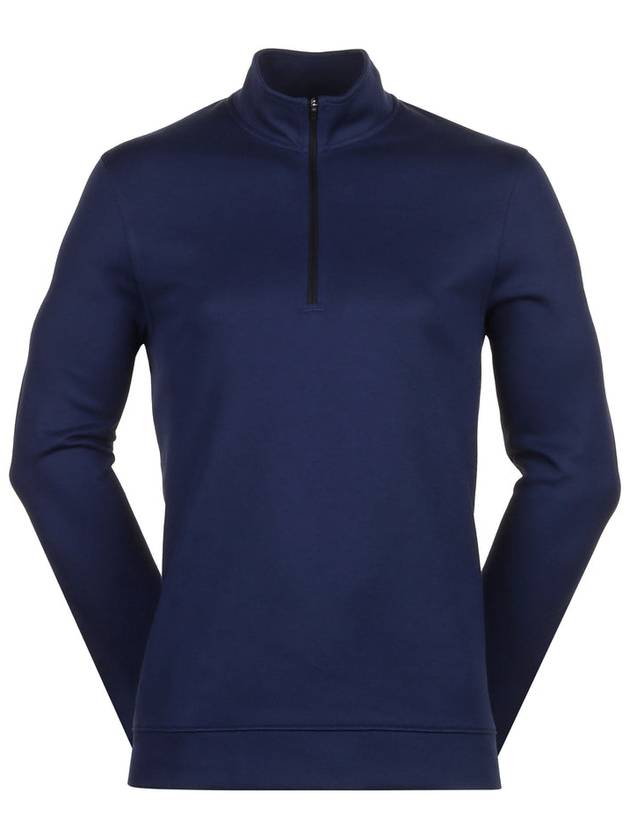 Golf Tour Half Zip Long Sleeve T-Shirt Navy - NIKE - BALAAN 2