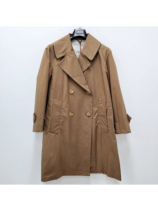 24SS The Cube VTRENCH V Trench Water Repellent Trench Coat Caramel 2419021024600 011 - MAX MARA - BALAAN 2