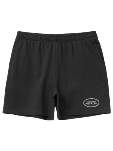 Classic Logo Shorts Pants Black - MUSEUM OF PEACE & QUIET - BALAAN 1