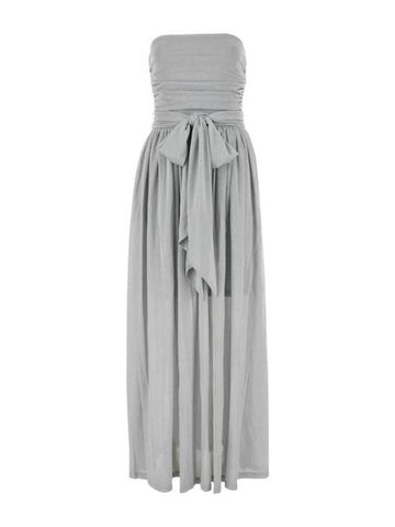 midi dress 9107DMAT SIL SILVER - ZIMMERMANN - BALAAN 1