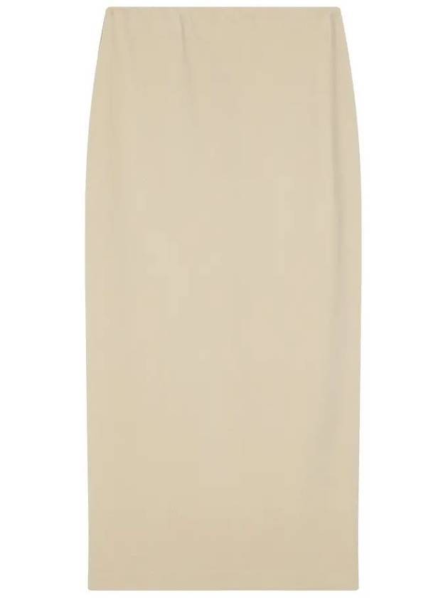 Poly Spandex Back Opening H Line Skirt - RS9SEOUL - BALAAN 1