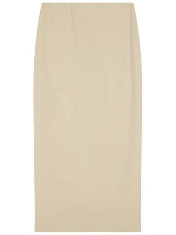 Poly Spandex Back Opening H Line Skirt - RS9SEOUL - BALAAN 1