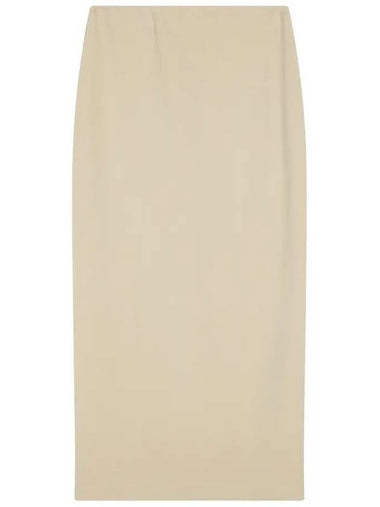 Poly Spandex Back Opening H Line Skirt - RS9SEOUL - BALAAN 1