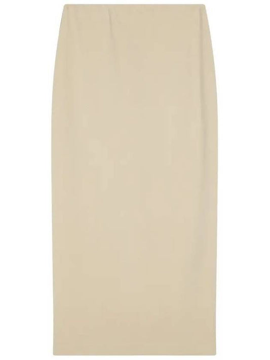 Poly Spandex Back Opening H Line Skirt - RS9SEOUL - BALAAN 1