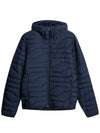 Men's Cliff Light Down Hooded Jacket Navy - J.LINDEBERG - BALAAN 2