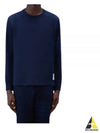 4 Bar Armband Tonal Long Sleeve T-Shirt Navy - THOM BROWNE - BALAAN 2