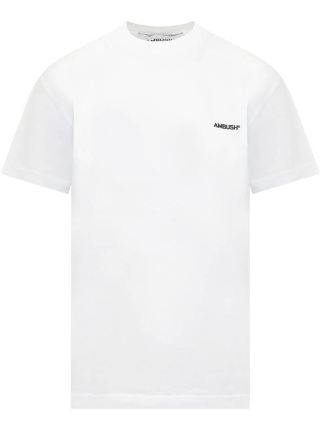 Short Sleeve T-Shirt BMAA002S24JER00101100110 White - AMBUSH - BALAAN 3