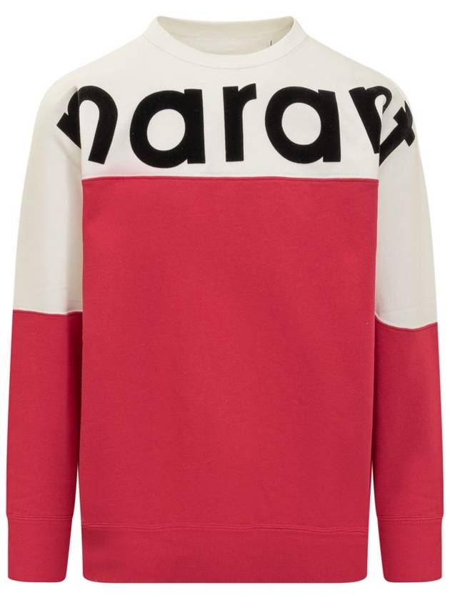 Howley Logo Crew Neck Sweatshirt Red - ISABEL MARANT - BALAAN 2