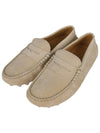 Gommino Bubble Suede Driving Shoes Beige - TOD'S - BALAAN 2