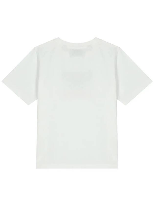 Thomas Bear Short Sleeve T-Shirt White - BURBERRY - BALAAN 4