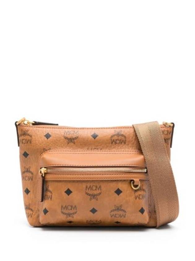 Aren Visetos Cross Bag Beige - MCM - BALAAN 1