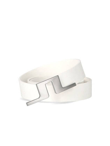 Betsy Leather Belt White - J.LINDEBERG - BALAAN 1