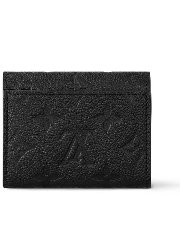 Monogram Empreinte Zoé Tri Fold Half Wallet Black - LOUIS VUITTON - BALAAN 4