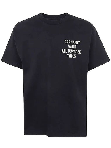 Cross Screw Short Sleeve T-Shirt Black - CARHARTT WIP - BALAAN 1