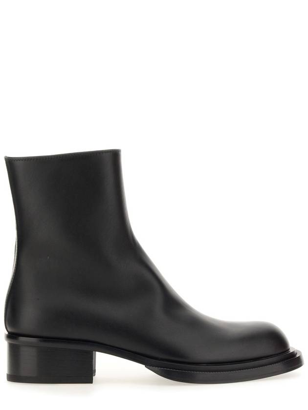 Zip Biker Boots Black - ALEXANDER MCQUEEN - BALAAN 2