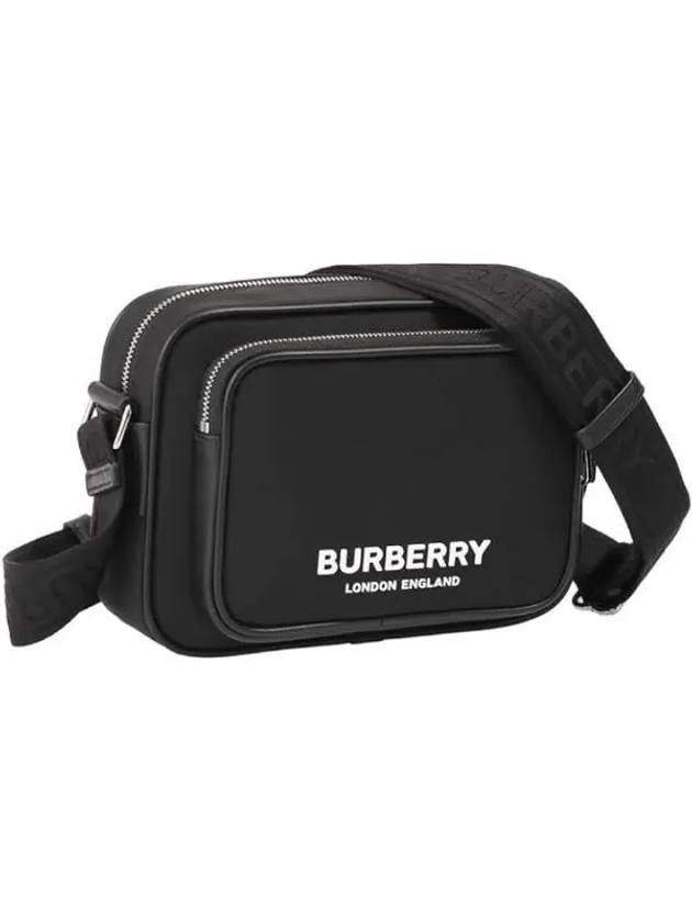 Logo Print Nylon Crossbody Bag Black - BURBERRY - BALAAN 2