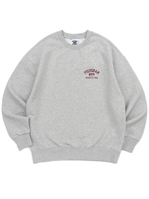 Vint Retro Service Sweatshirt Melange - POLYGRAM - BALAAN 2