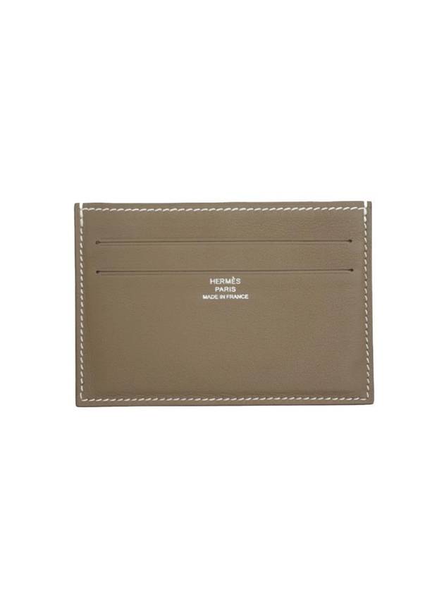 Citizen Twill Card Wallet Brown - HERMES - BALAAN 1