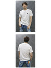 Logo Patch Short Sleeves T-Shirt White - STONE ISLAND - BALAAN 4