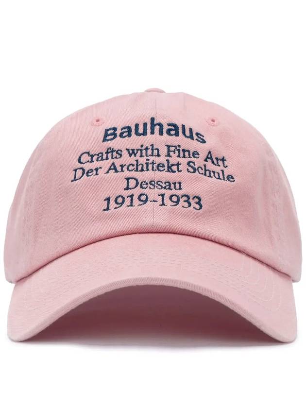 BAUHAUS WASHED BALL CAP PINK - POLYGRAM - BALAAN 3