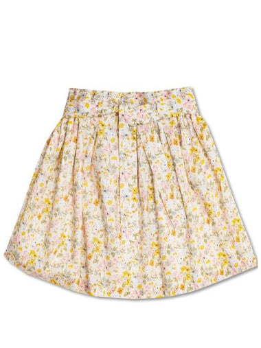 Bonpoint Girls Floral Print Flared Mini Skirt, Size 10Y - BONPOINT - BALAAN 1