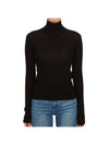 Sax High Neck Knit Turtleneck Black - MAX MARA - BALAAN 1