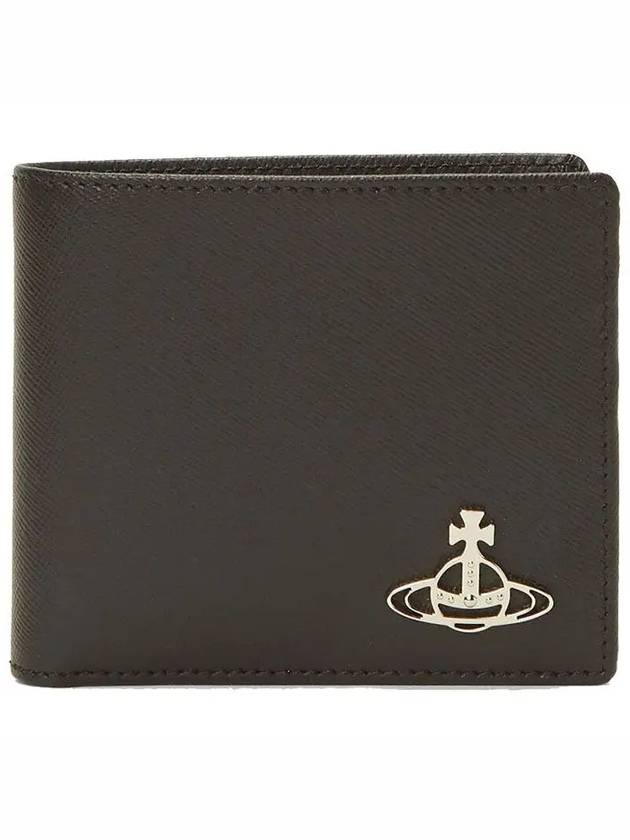 Kent of Saffiano Leather Wallet Half 51120008 N407 - VIVIENNE WESTWOOD - BALAAN 1