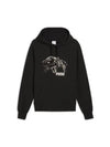 Logo Print Hoodie Black - PUMA - BALAAN 2