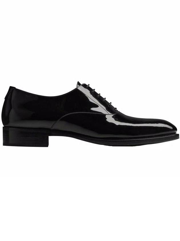 Adrien Patent Leather Oxford Shoes Black - SAINT LAURENT - BALAAN 1