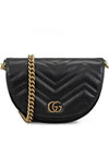 GG Marmont Matelasse Chain Mini Bag Black - GUCCI - BALAAN 2