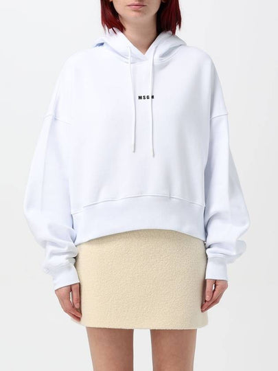 logo print hoodie - MSGM - BALAAN 2