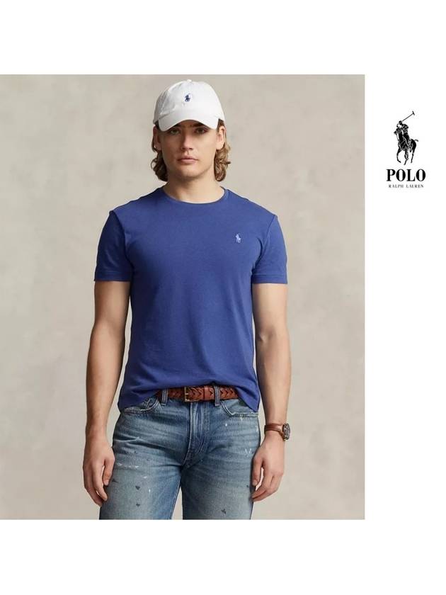 Polo short sleeve t shirt round summer royal blue - POLO RALPH LAUREN - BALAAN 1