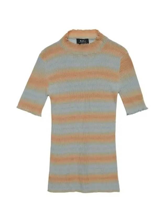 Stripe Cotton Knit Top - A.P.C. - BALAAN 2