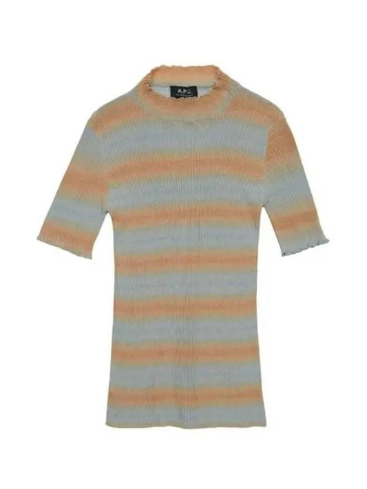 Stripe Cotton Knit Top - A.P.C. - BALAAN 2