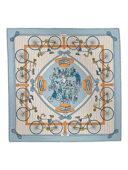 Les Becanes Scarf Blue - HERMES - BALAAN 2