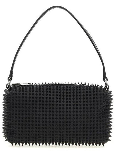 Heiress Rubberized Spike Pouch Bag Black - ALEXANDER WANG - BALAAN 2