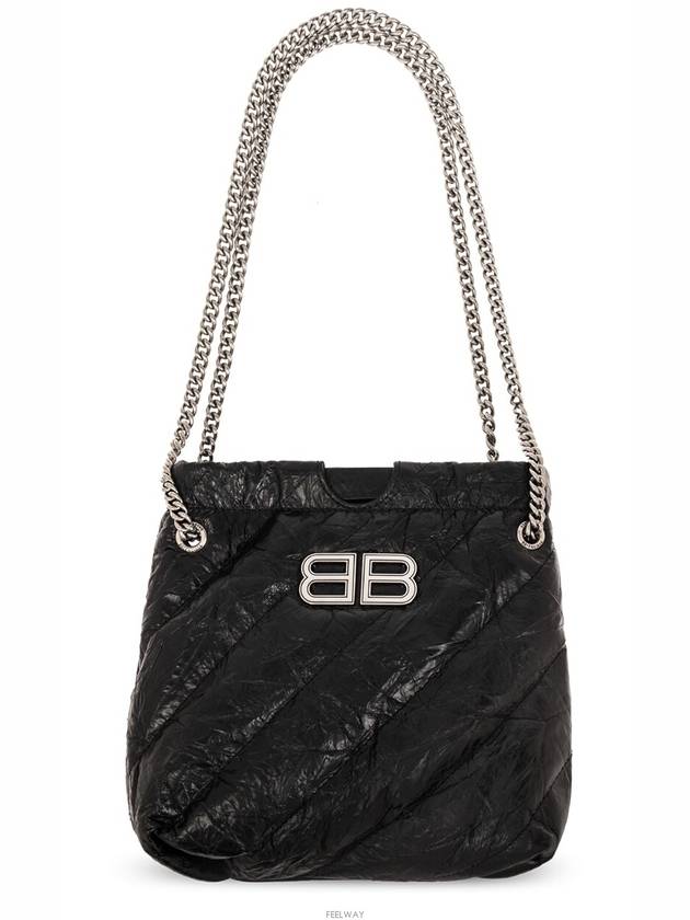 Extra Small Crush Tote Bag Black - BALENCIAGA - BALAAN 3