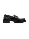 Butterfly Logo Moccasin Loafers Black - GANNI - BALAAN 2