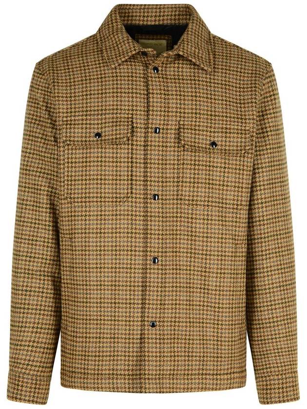 Woolrich 'Alaskan' Beige Wool Blend Shirt - WOOLRICH - BALAAN 1