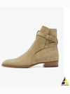 Men's Jodhpur Suede Ankle Boots Tobacco Beige - SAINT LAURENT - BALAAN 2