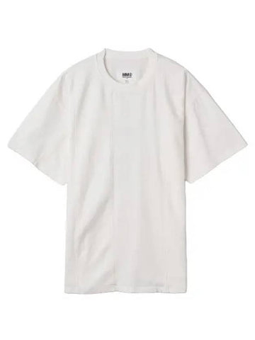 MM6 Cotton Short Sleeve T Shirt White Tee - MAISON MARGIELA - BALAAN 1